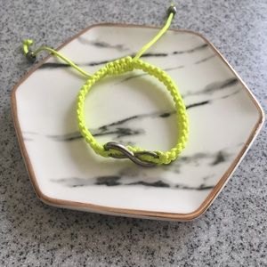 Neon Infinity Pull String Friendship Bracelet
